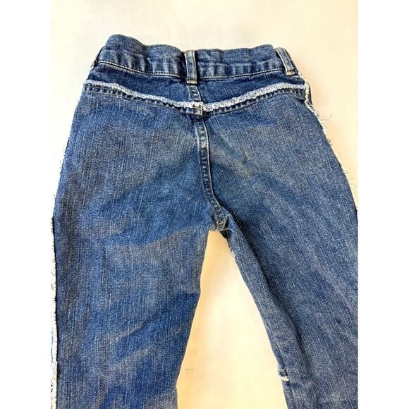 Vintage Embroidered My Michelle Jeans Bell Bottom 70s 80s 90s - Girls Size 7 - Picture 4 of 13